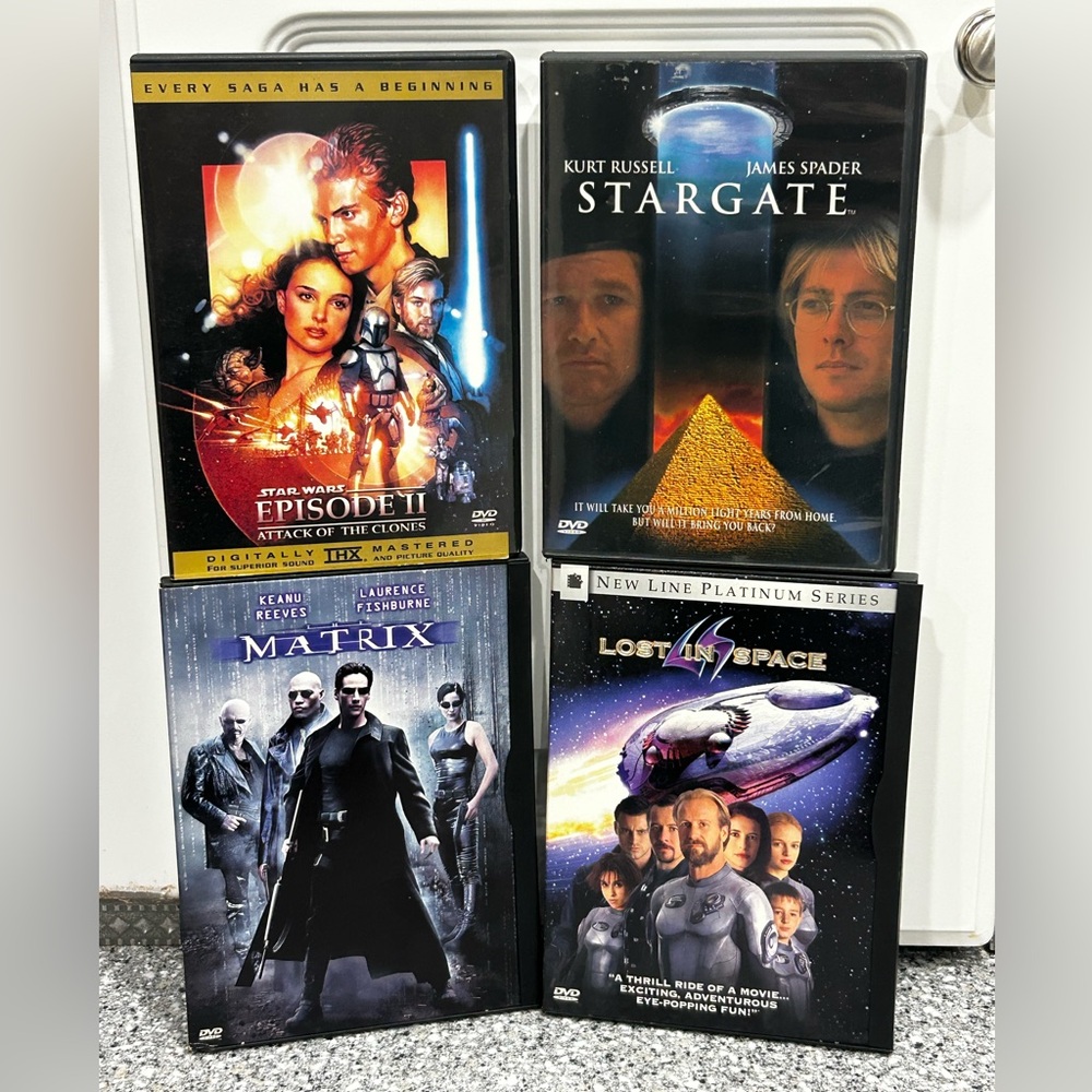 Sci-Fi DVD Bundle Star Wars Matrix Stargate Lost in Space Lot